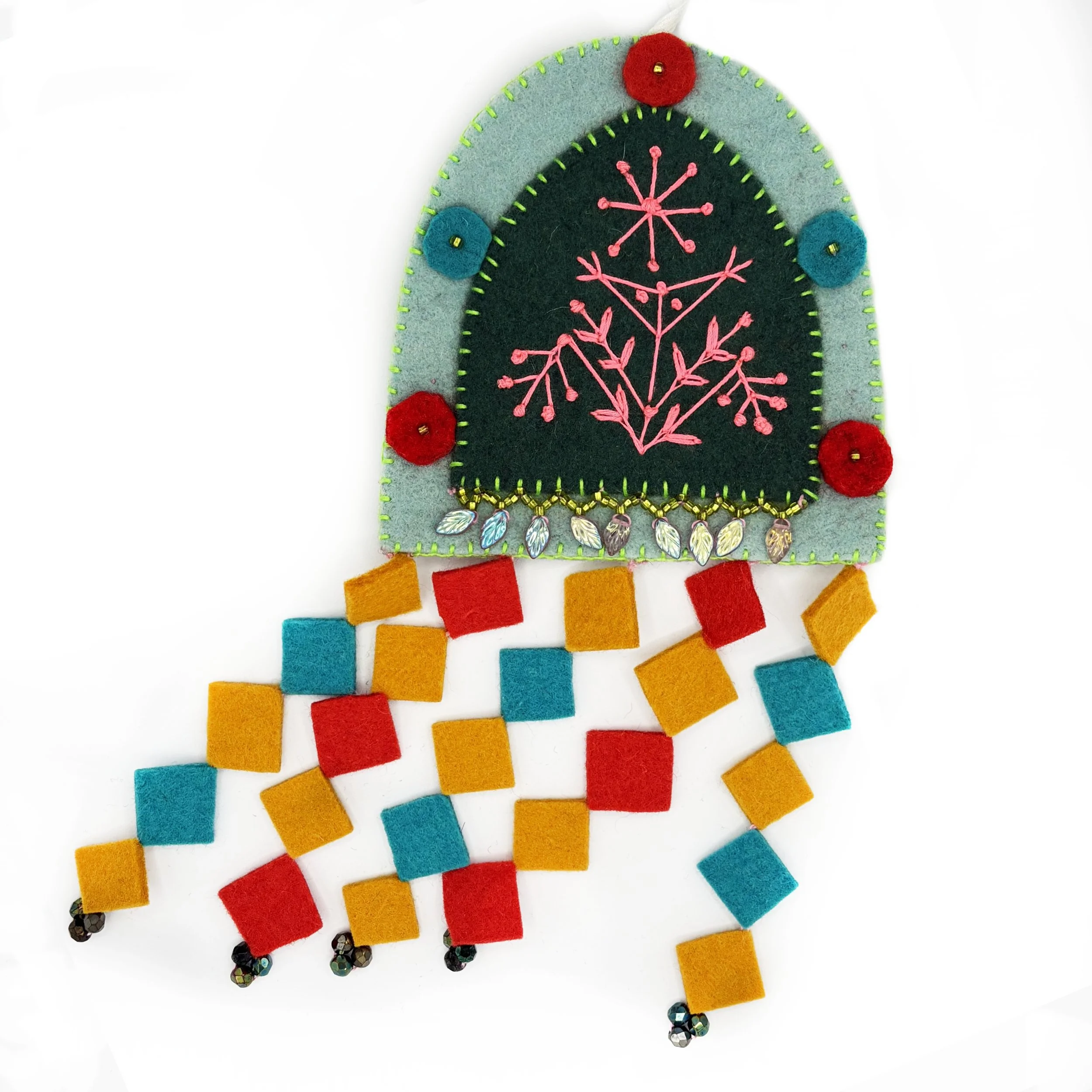 Hand-Embroidered House Blessing by Bibi Arifa