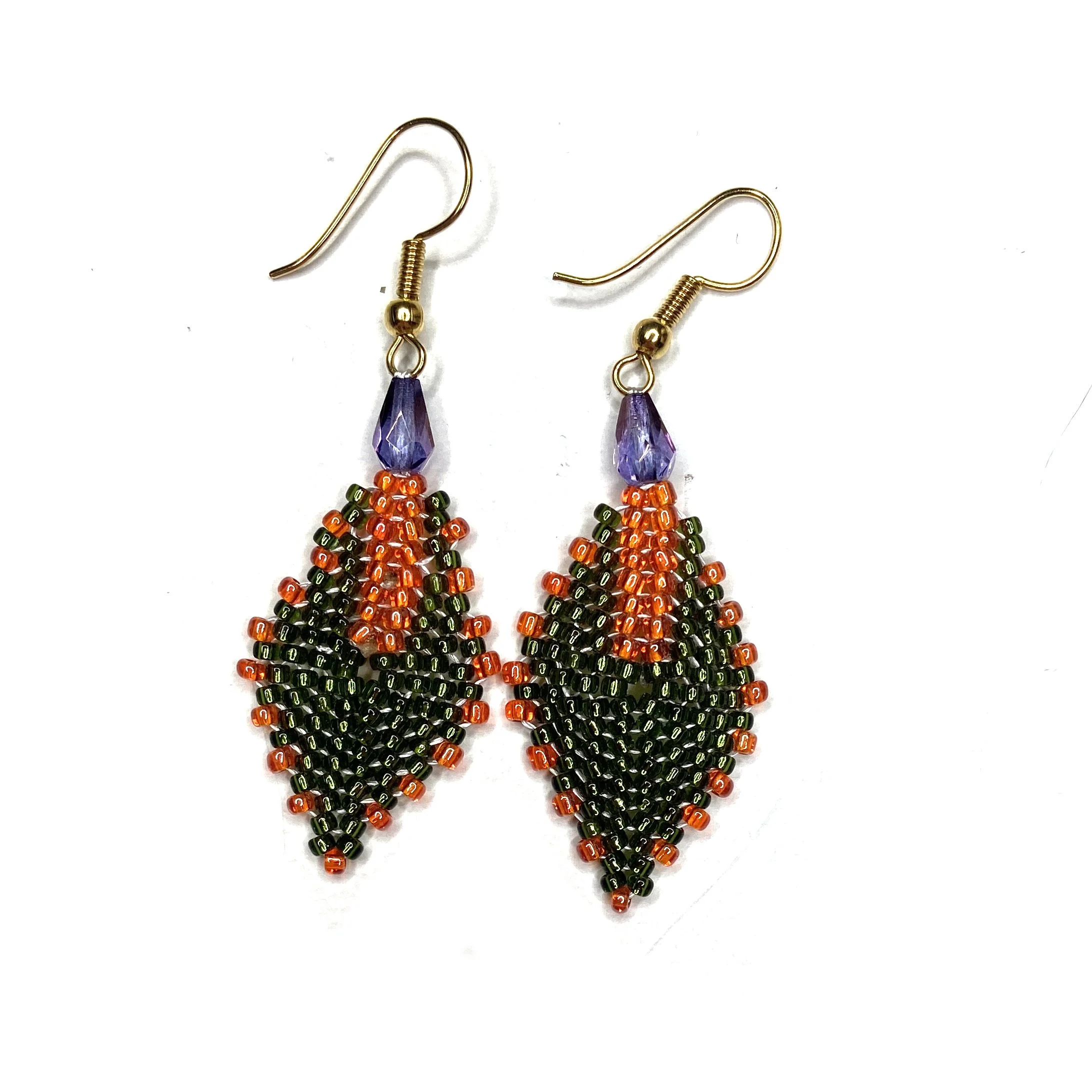 Beaded Dangle Earrings by Nargis Khan
