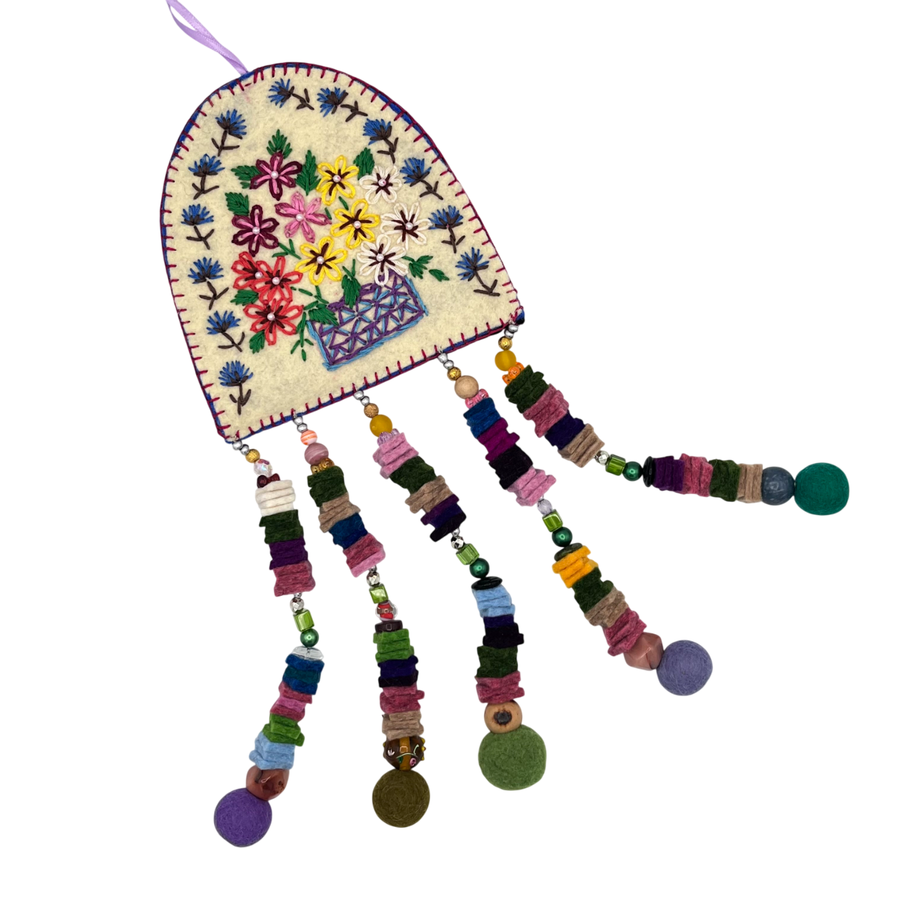 Hand-Embroidered House Blessing by Dau Naw