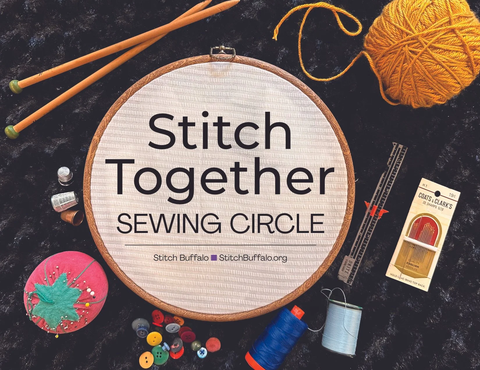 Stitch Together Sewing Circle—10-16-2025 (6:00–7:30pm)