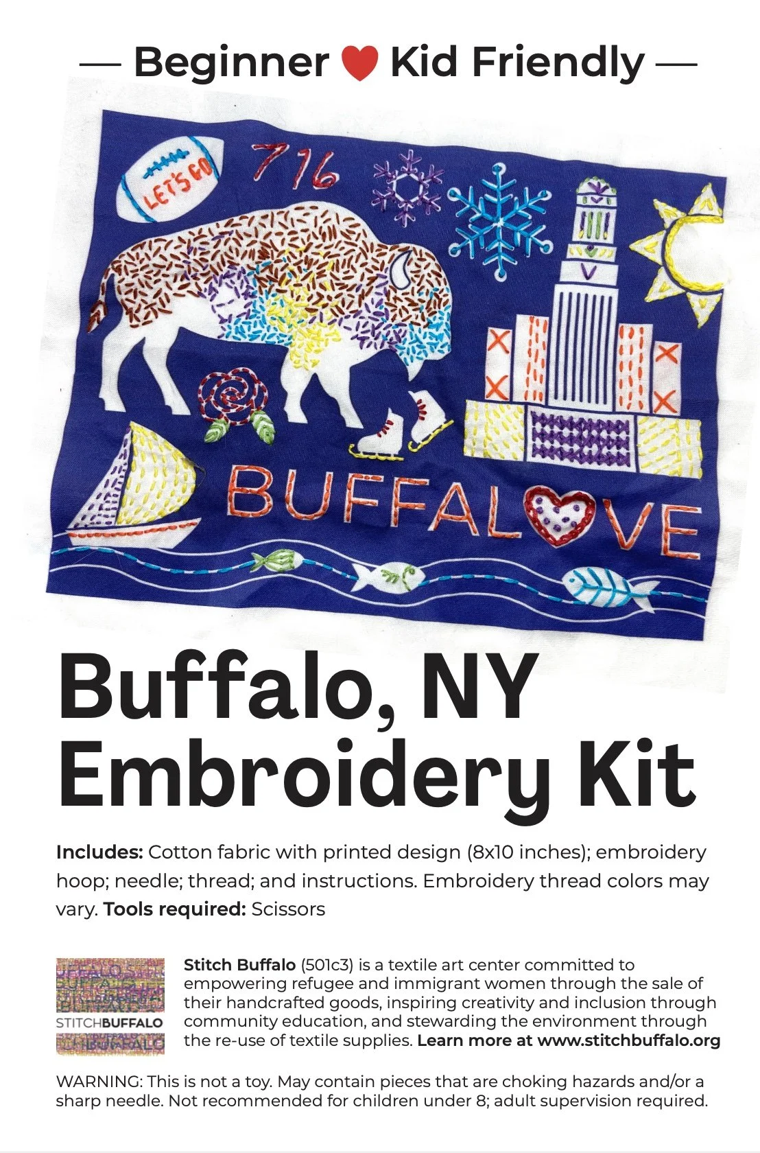 Buffalo Embroidery Kit_Package Cover Art.jpg