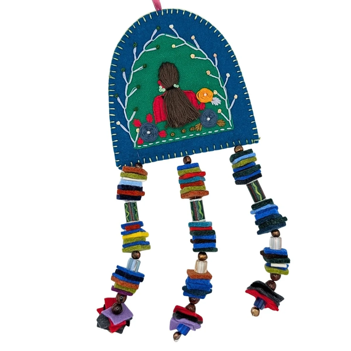 Hand-Embroidered House Blessing by Sushila