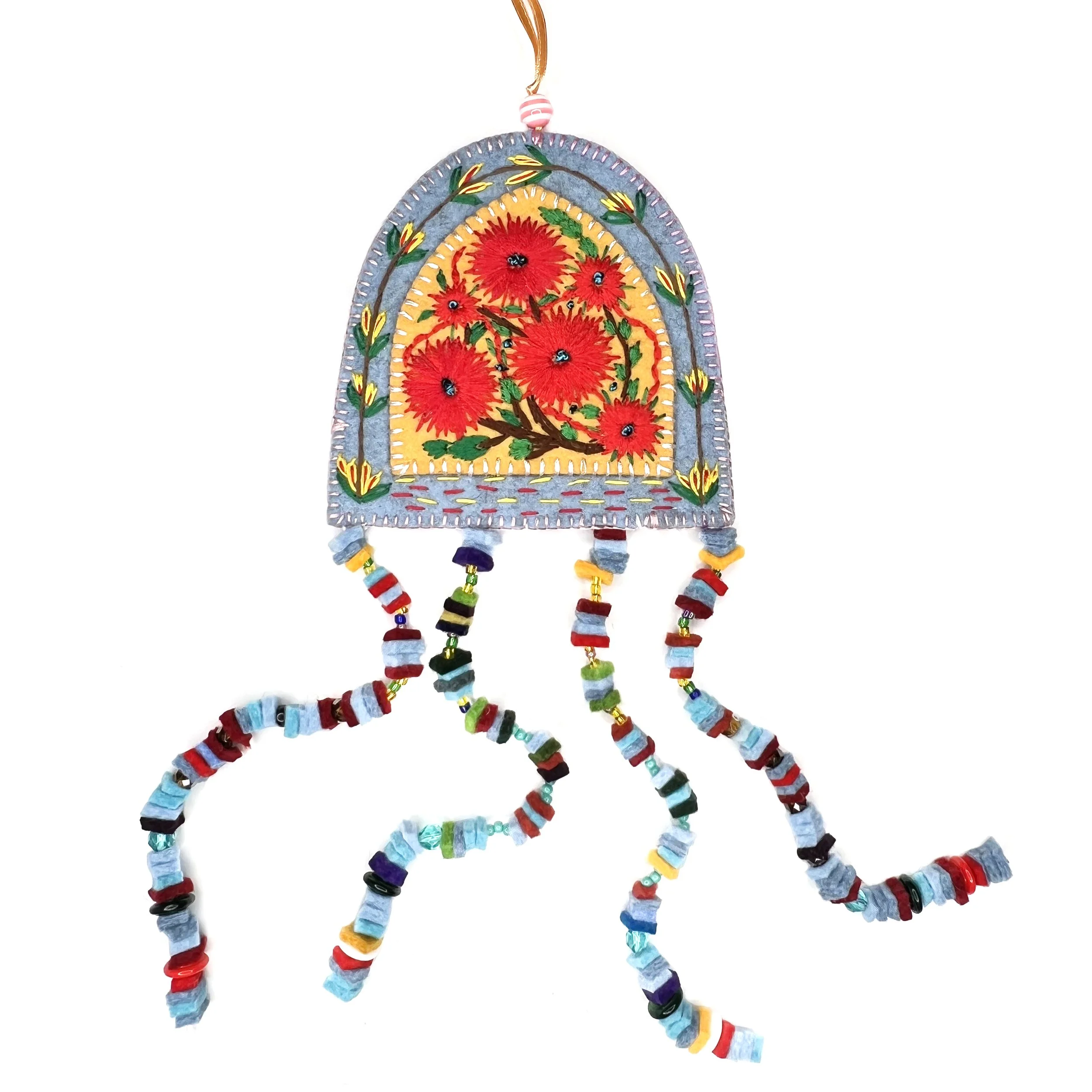 Hand-Embroidered House Blessing by Dau Naw