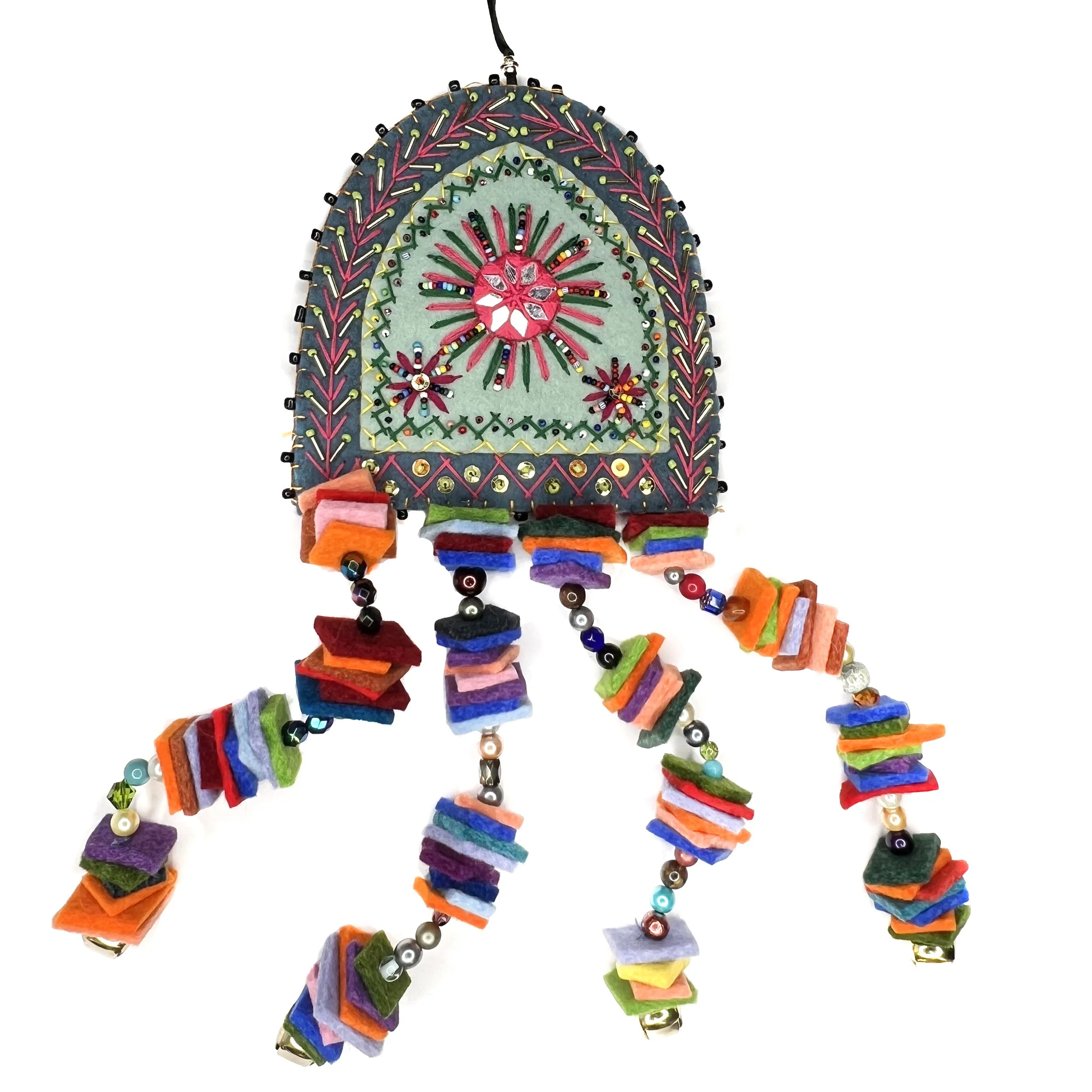 Hand-Embroidered House Blessing by Maimana