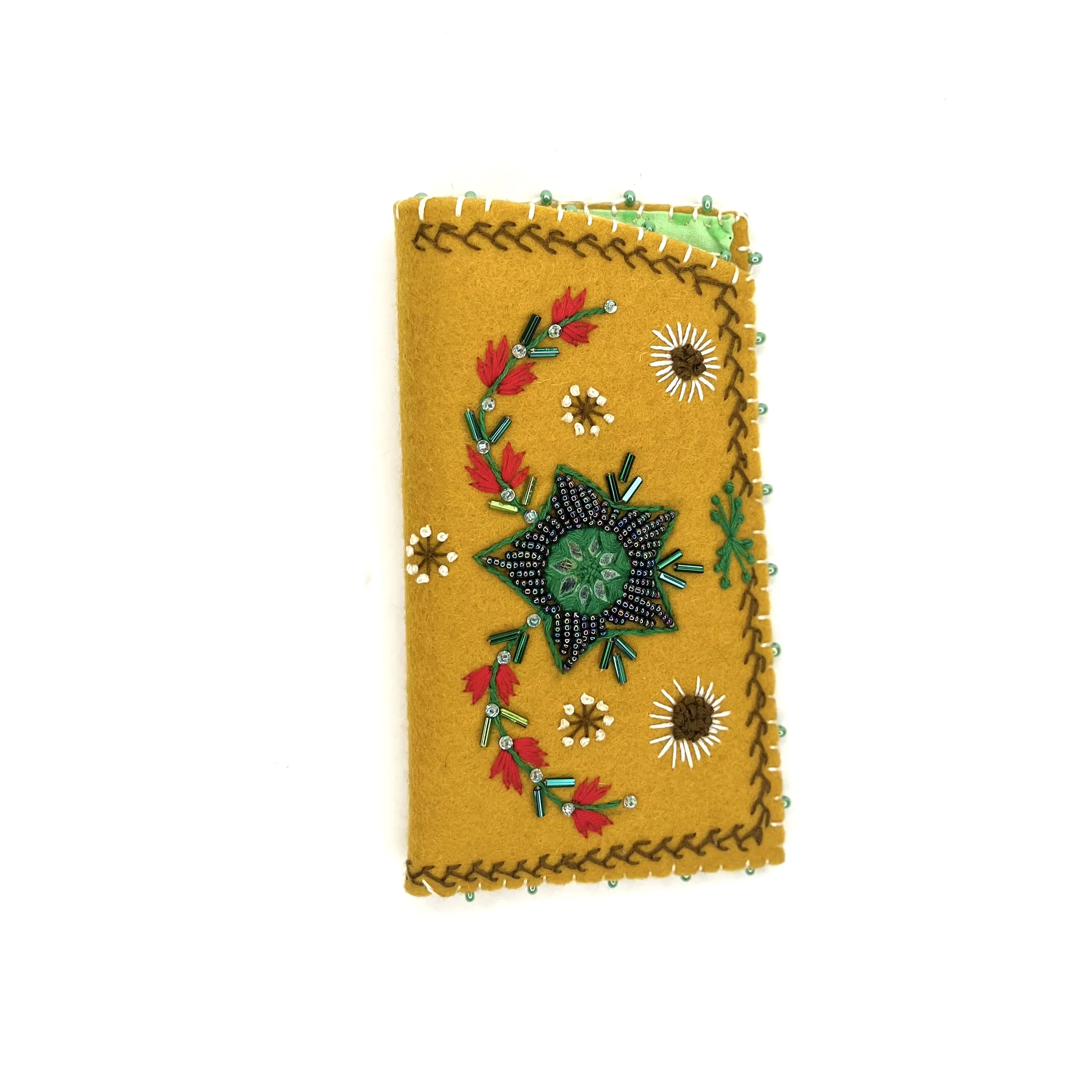 Hand-Embroidered Eyeglass Case by  Najeeba