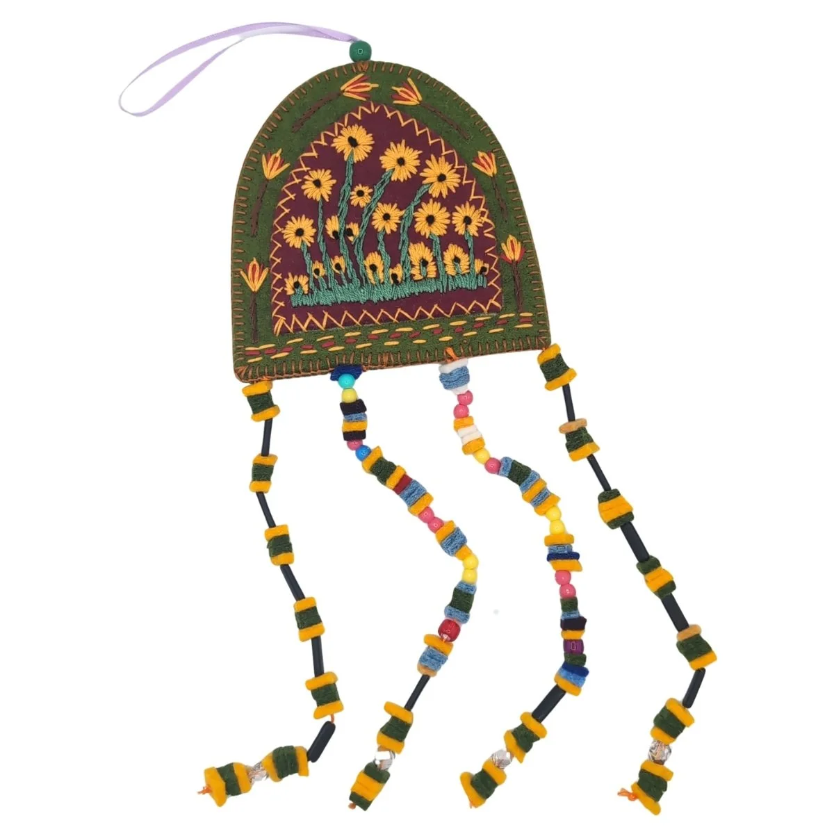 Hand-Embroidered House Blessing by Dau Nan