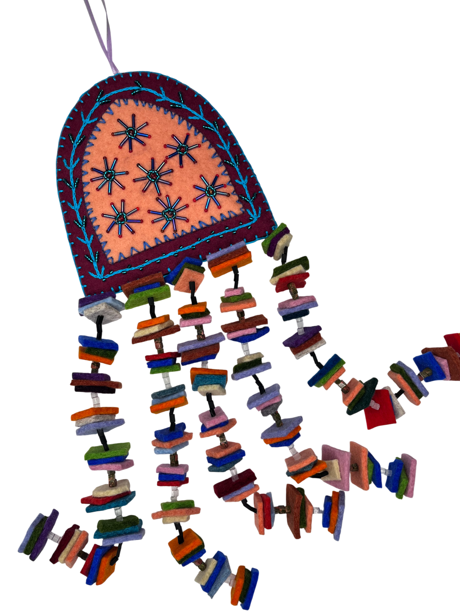 Hand-Embroidered House Blessing by Monira