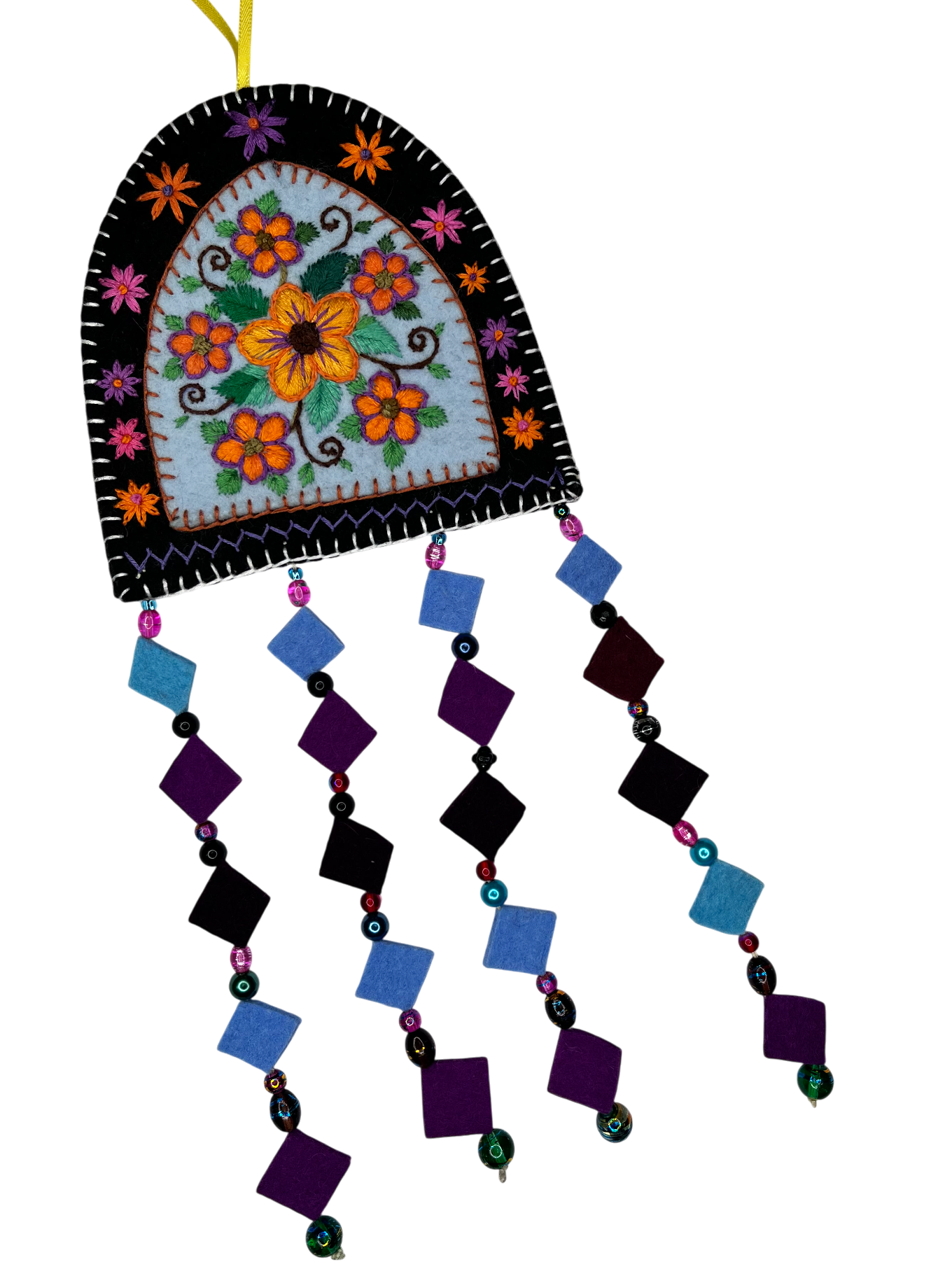 Hand-Embroidered House Blessing by Ta Phay