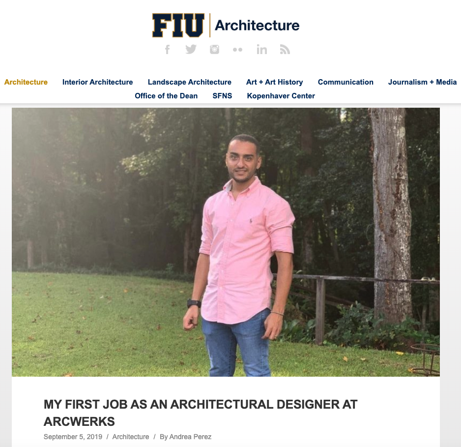 Check out the FIU CartaNews interview with team member, Kareem, for more about a typical day at Arcwerks.