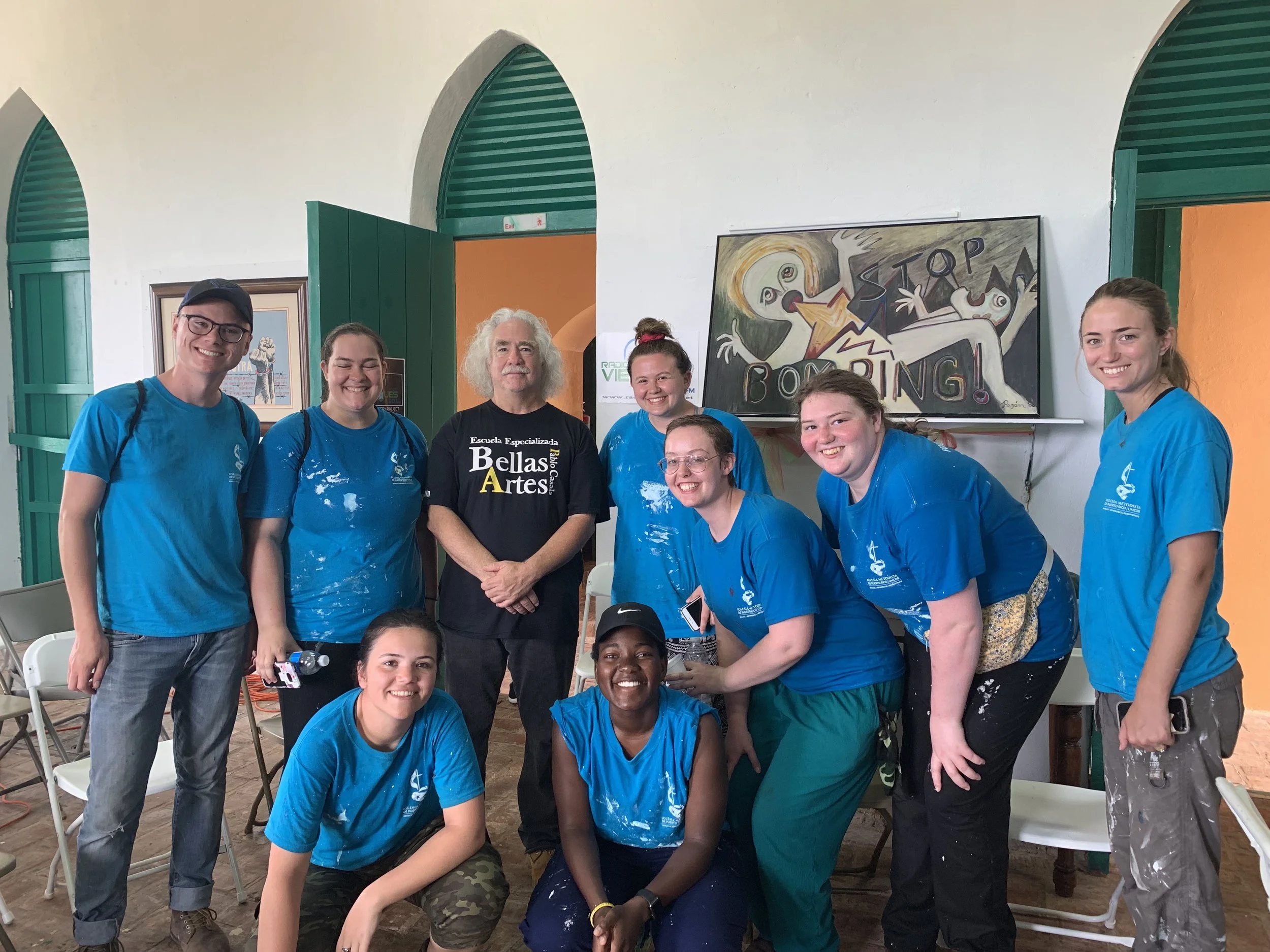 The NBRHD and Northwest students spoke with a historian about the Naval history on the island of Vieques.