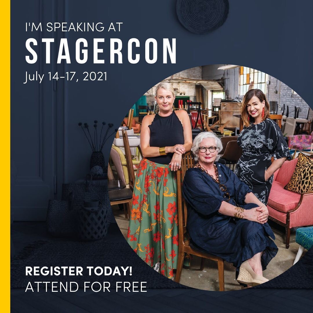 We&rsquo;re honored to be included in this year&rsquo;s StagerCon Conference! ✨✨
.
Join co-owner and designer, @kristinmcfeely talk about balancing a staging and a real estate business alongside industry leaders from across the country. Hosted by @st