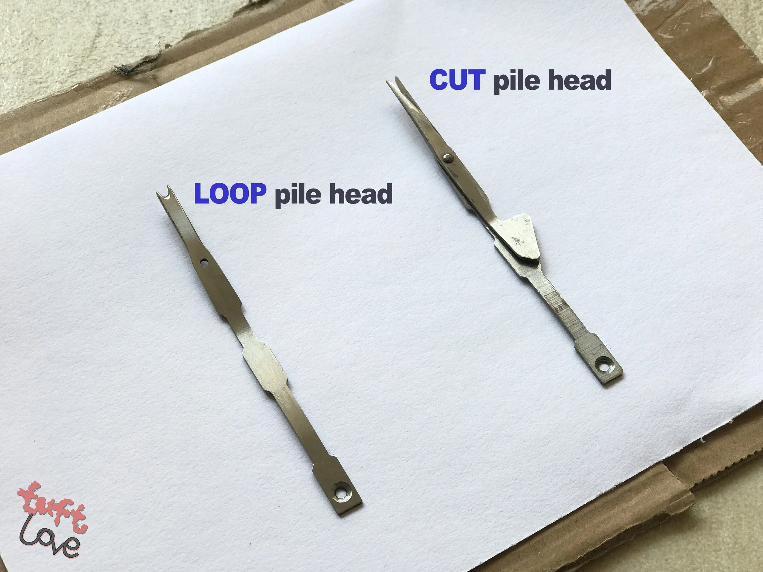 LOOP and CUT heads on Electric Tufting Gun — TUFT LOVE