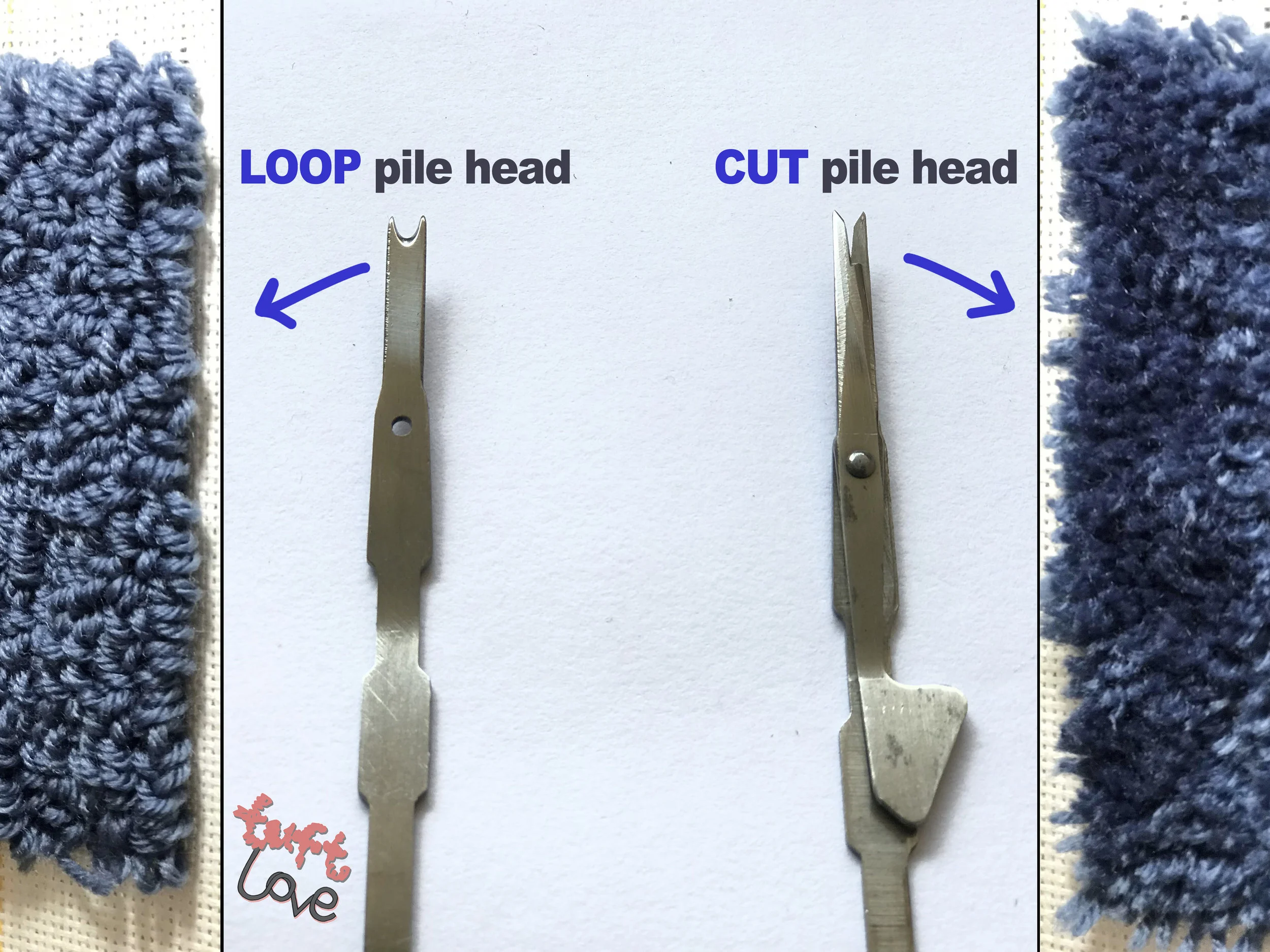 LOOP and CUT heads on Electric Tufting Gun — TUFT LOVE