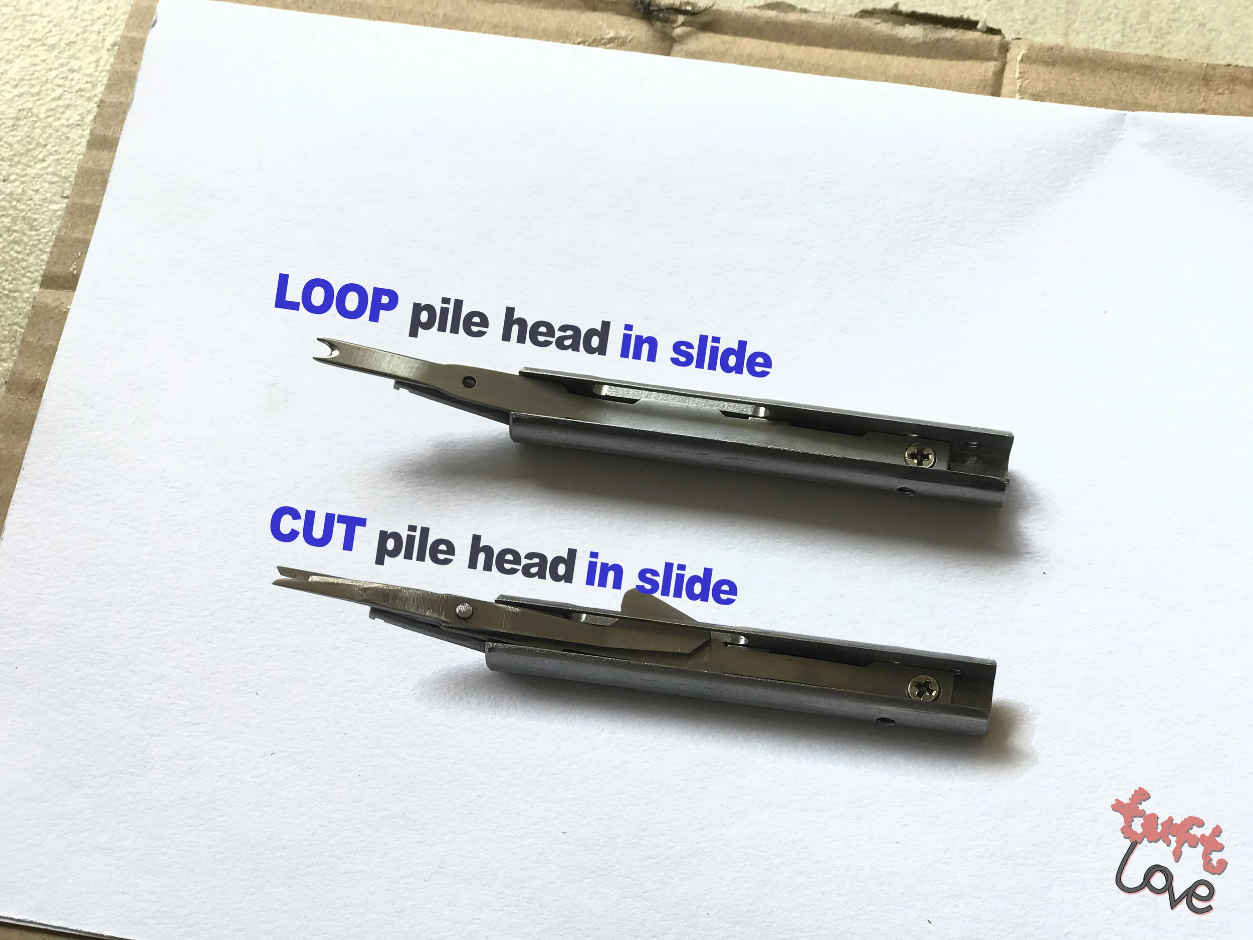 LOOP and CUT heads on Electric Tufting Gun — TUFT LOVE