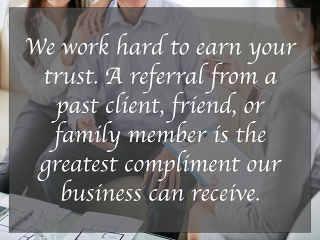 An independent real estate brokerage is like all other small businesses across America. We grow based upon our ability to foster relationships and transition past clients into long term relationships. The best way to say thank you or to help support 