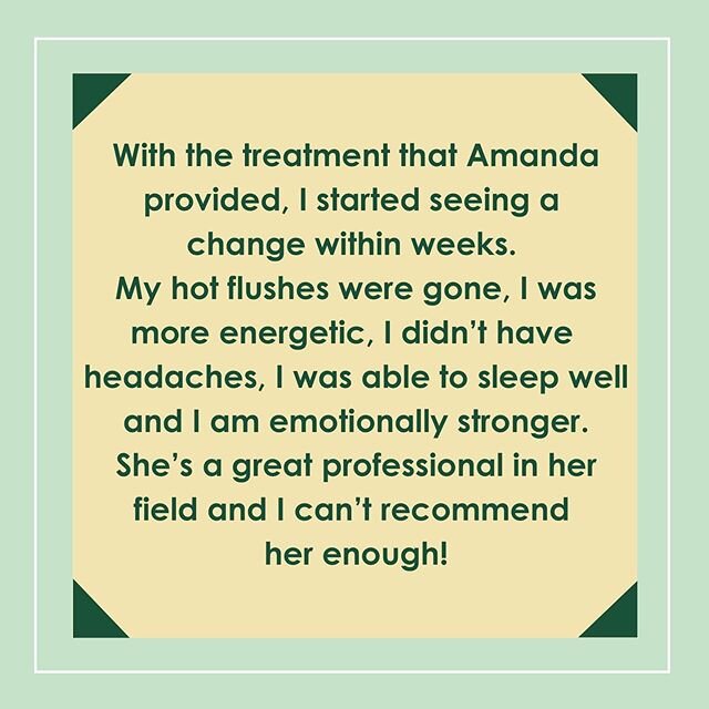 I got a lovely new Google review today ☺️. This is part of what my client said in her review after 3 appointments. She came with severe and limiting menopausal symptoms, and now she hardly notices it&rsquo;s happening. Our hormones can easily become 