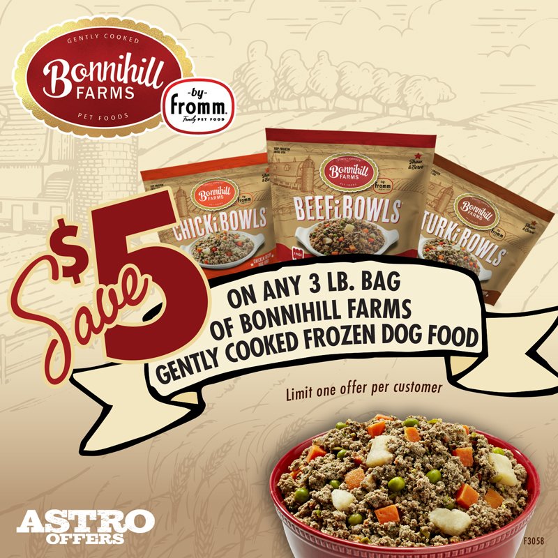 Bonnihill Farms | $5.00 OFF 3lb Bags of Gently Cooked