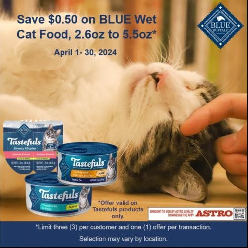 Blue Buffalo | $0.50 OFF Select Wet Cat Food