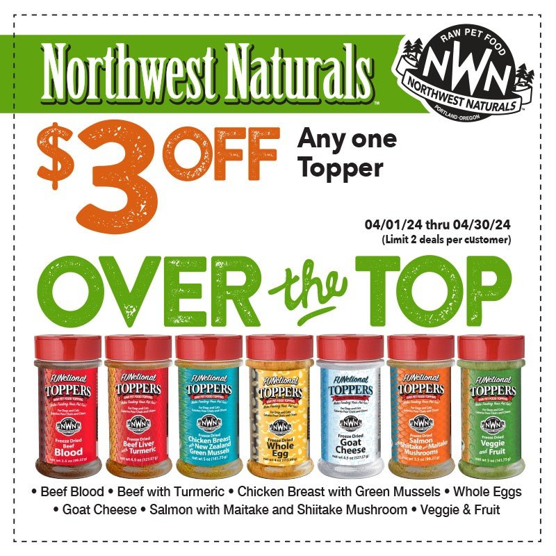 Northwest Naturals | $3.00 OFF FUNctional Toppers