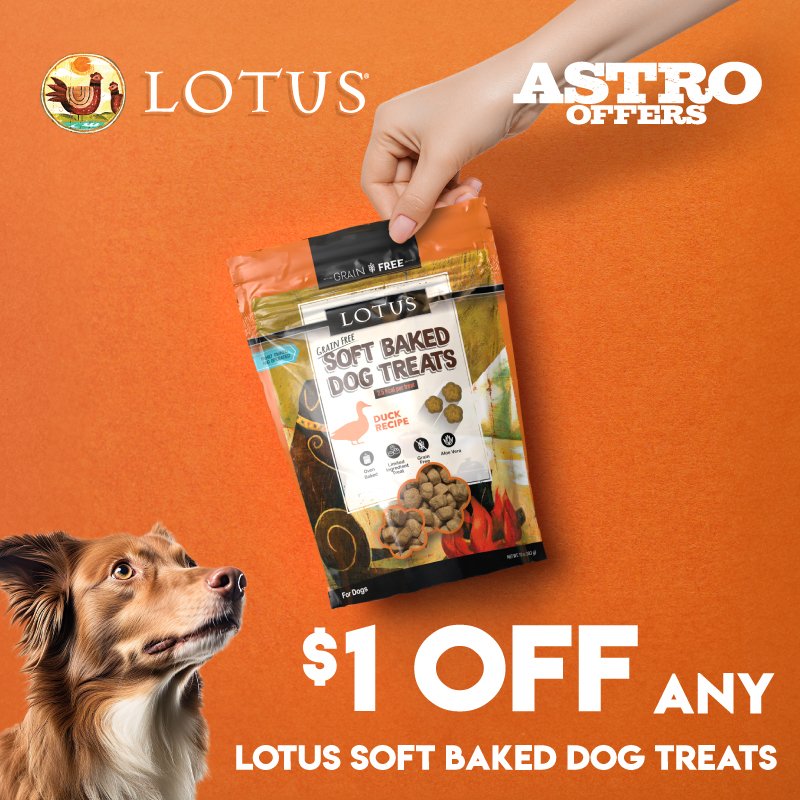 LOTUS | $1.00 OFF Soft-Baked Dog Treats