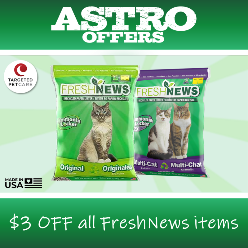 Fresh News | $3.00 OFF Cat Litter