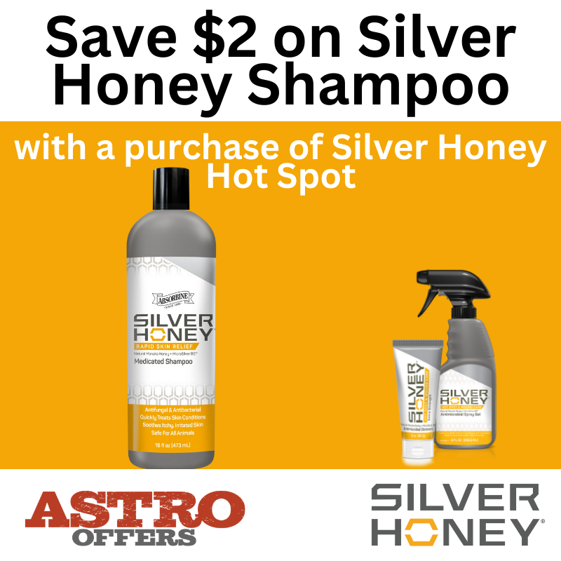 Absorbine | $2.00 OFF Silver Honey Shampoo with Qualifying Purchase