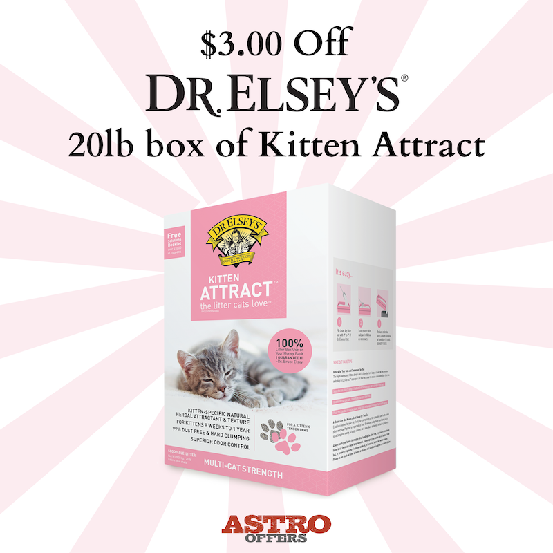 Dr. Elsey's | $3.00 OFF Kitten Attract Litter