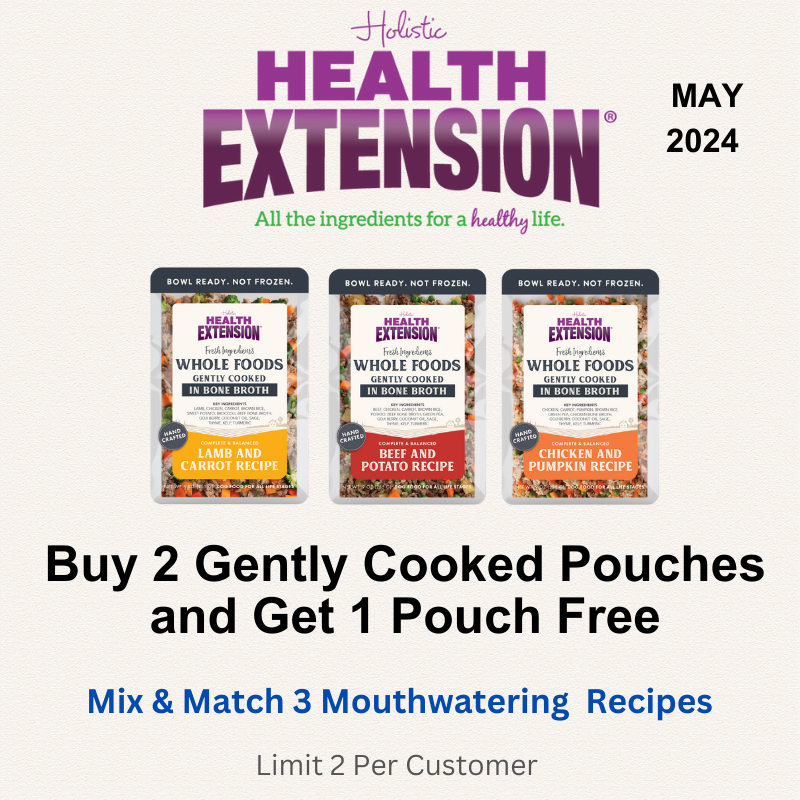 Health Extension | Buy 2, Get 1 FREE on Gently Cooked Pouches