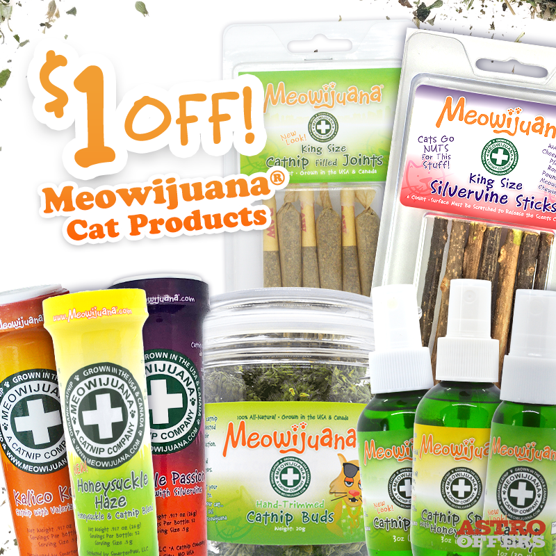 Meowijuana | $1.00 OFF Select Catnip Products