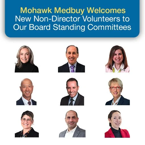Mohawk Medbuy Welcomes New Non-Director Volunteers to Our Board Standing Committees