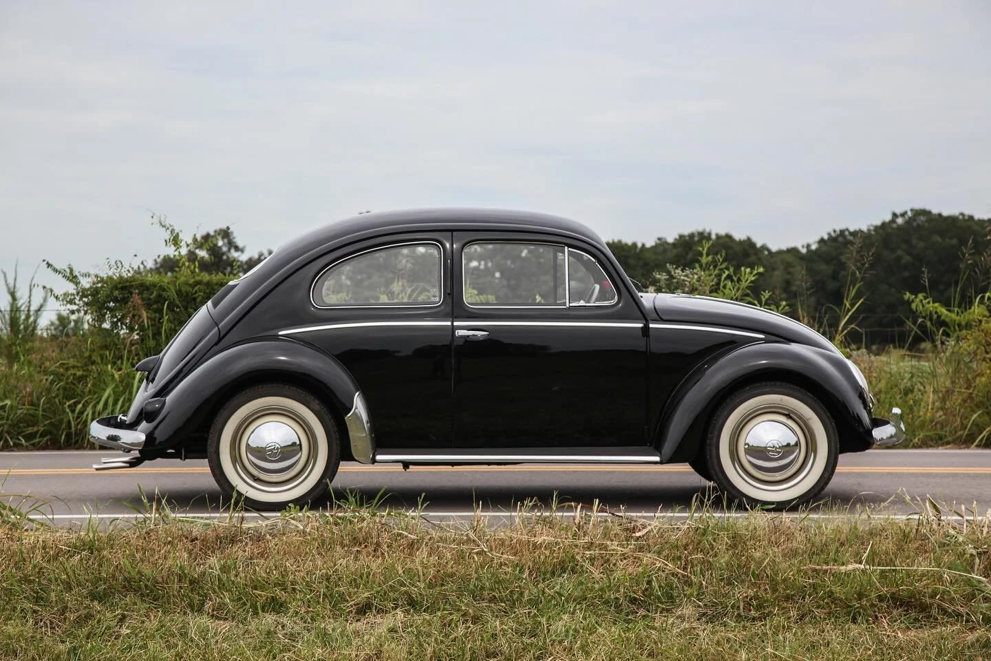 For sale! January 1955 Beetle Sedan EURO. Fluted headlights, semaphores, KPH speedo, etc. Older re-spray that&rsquo;s very presentable, and a 100% original interior with loads of character. Mechanically Dialed in! I&rsquo;ve put over a 200 miles on t