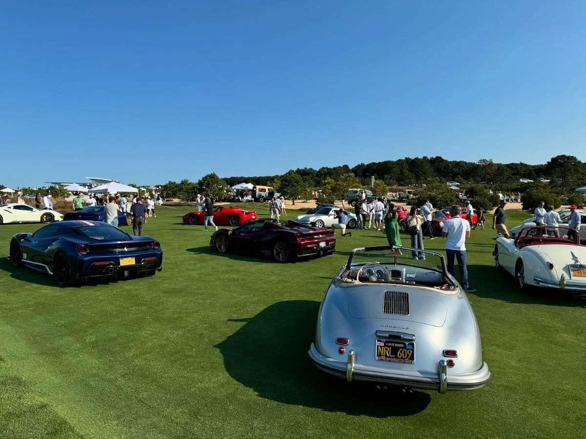 Just 10 days until @thebridge.hamptons IX - Here&rsquo;s a shot of the 52&rsquo; Split Window Cab we displayed last year. Driving with the top down to Montauk is a memory I&rsquo;ll never forget! Can&rsquo;t wait to see what&rsquo;s on the lawn this 