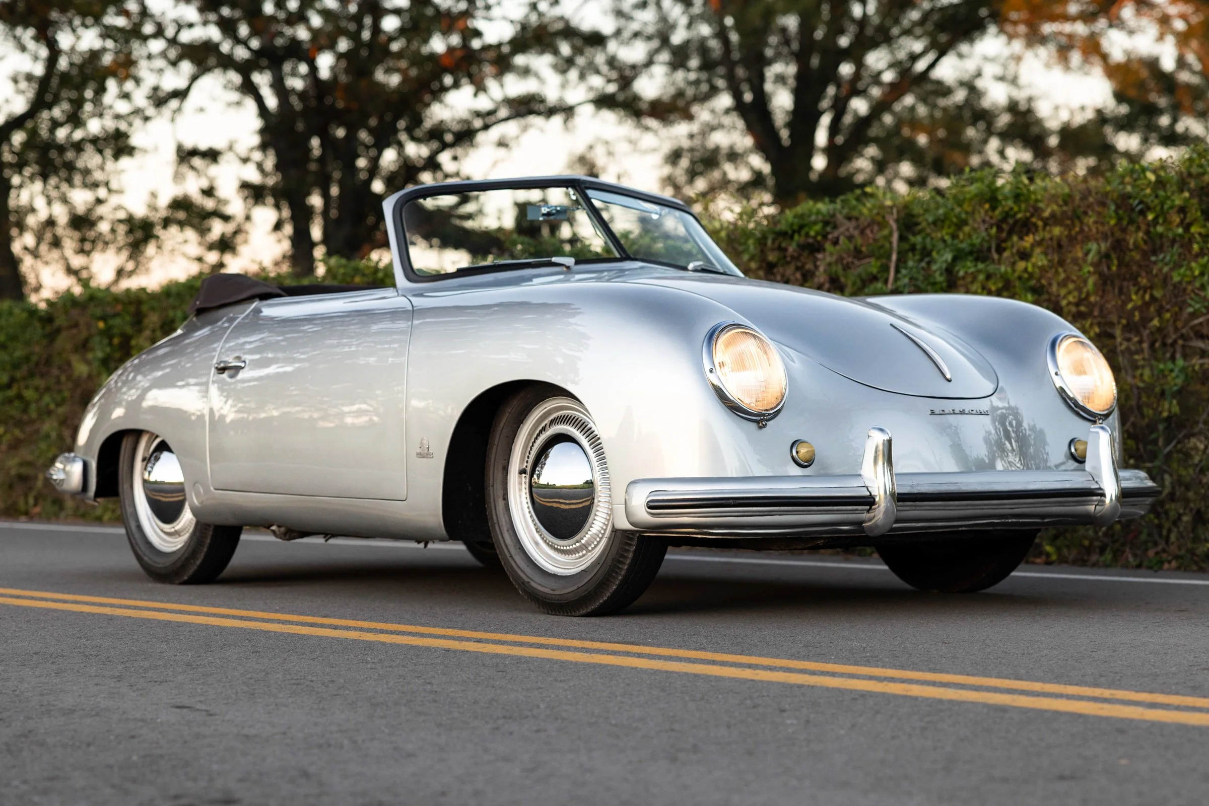 SOLD - 1952 Porsche 356 Split Window Cabriolet — Niche Motors 