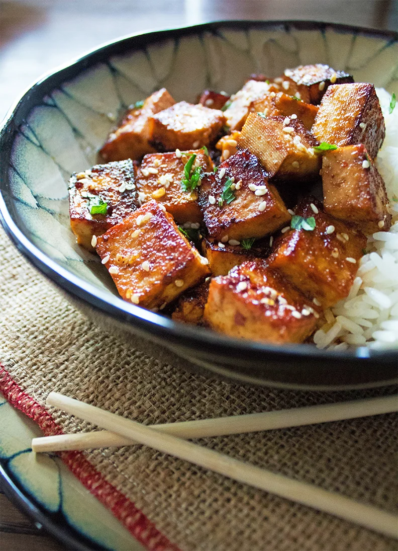 Honey Garlic Tofu