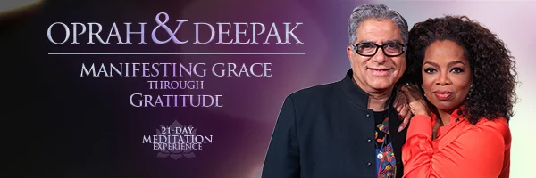 Oprah &amp; Deepak Manifesting Grace Through Gratitude 21-Day Meditation Experience (2019)