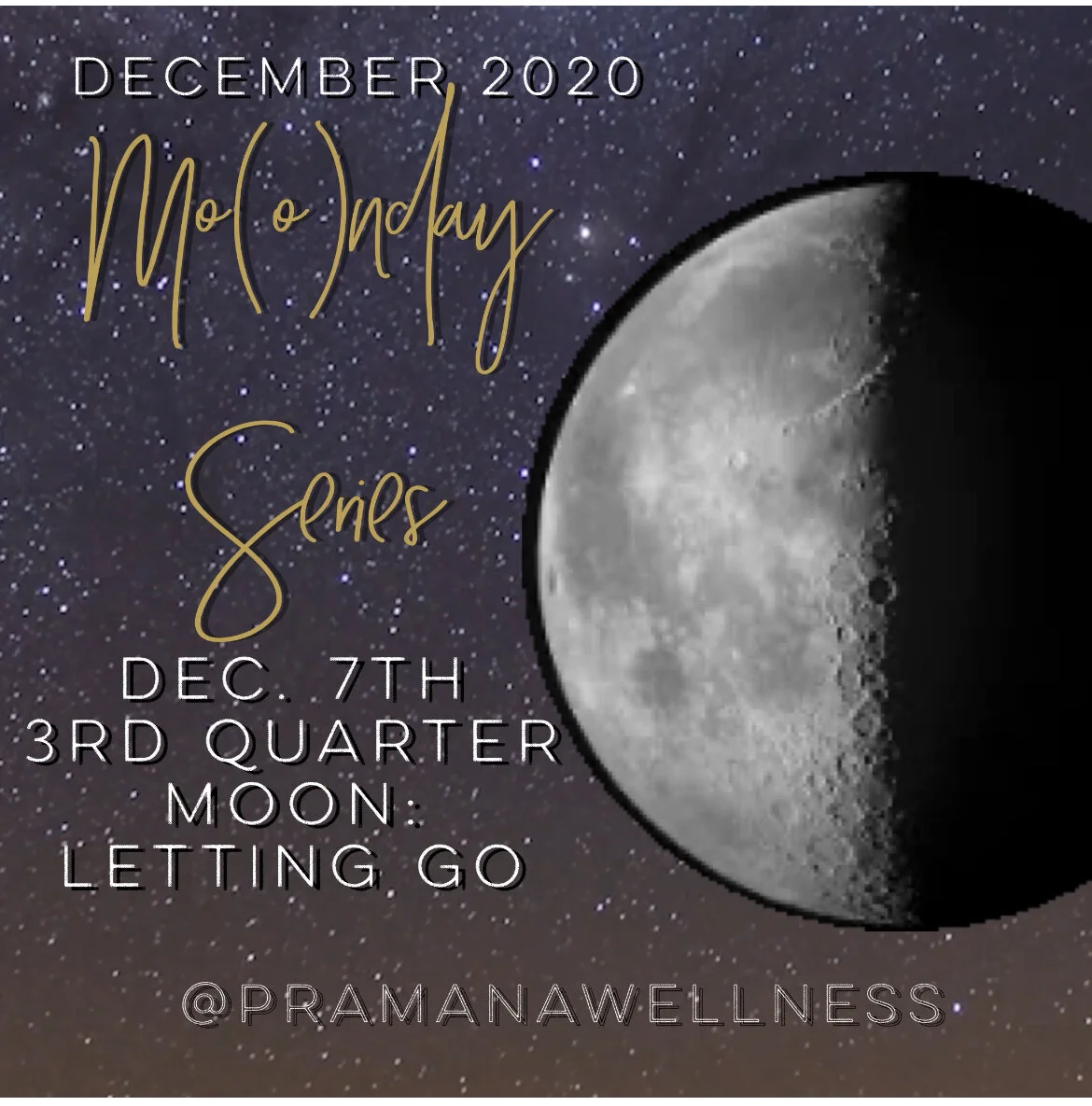 3rd Quarter Moon: Letting Go
