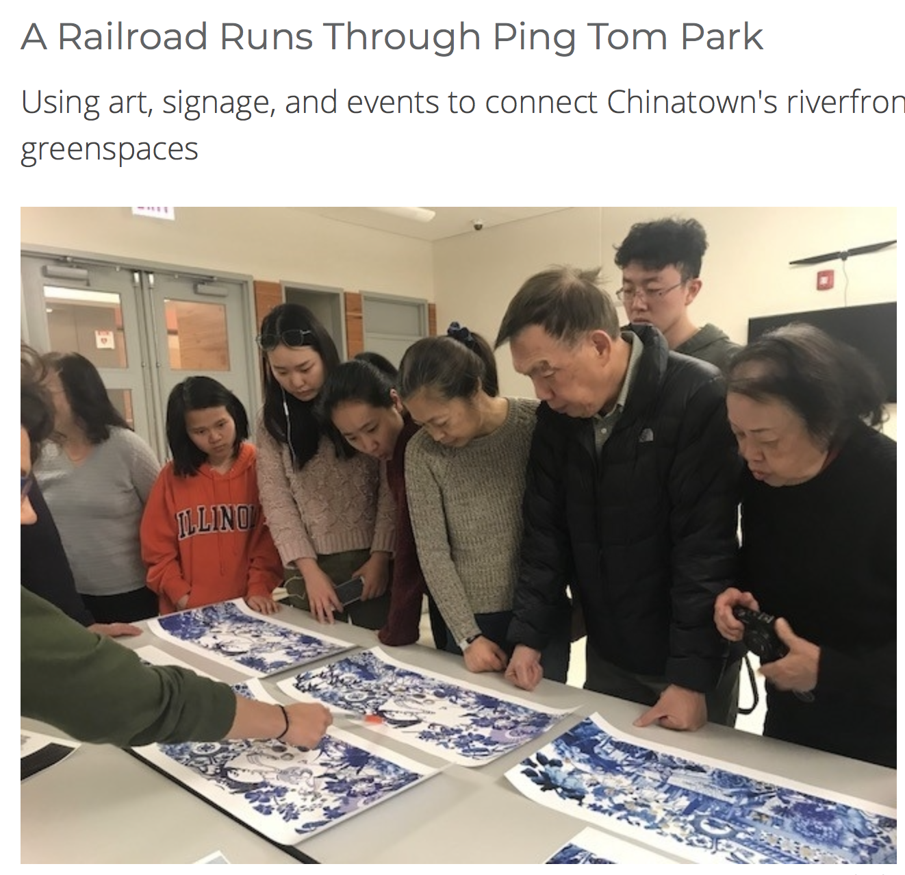 "A Railroad Runs Through Ping Tom Park" 