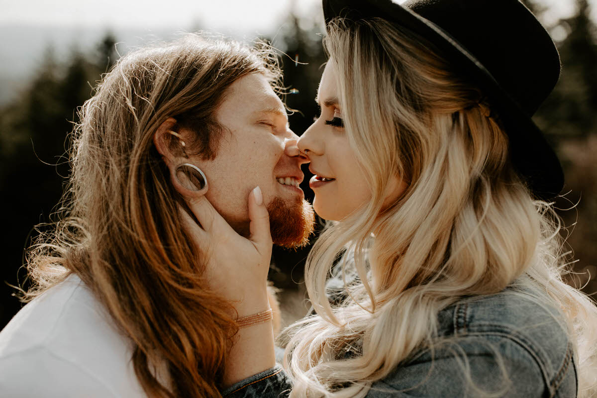 north carolina engagement photographer elopement couple adventure shelby robinson black balsam bald blue ridge parkway
