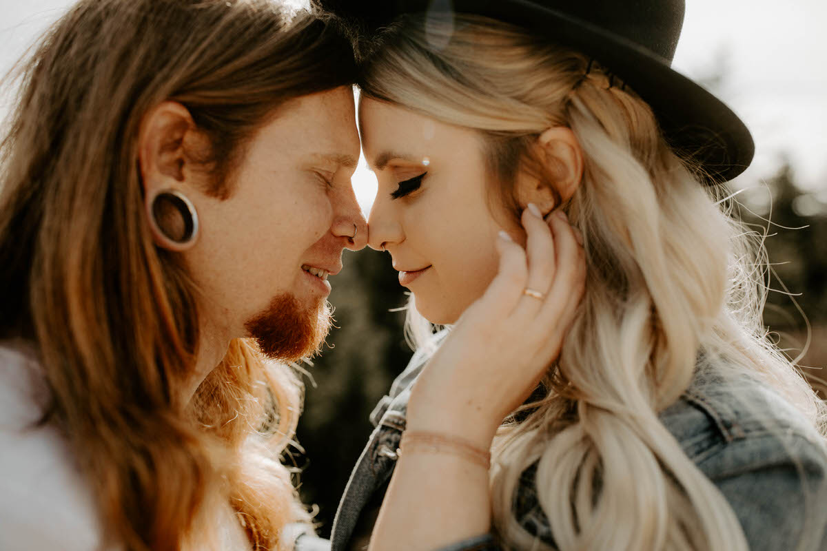 north carolina engagement photographer elopement couple adventure shelby robinson black balsam bald blue ridge parkway