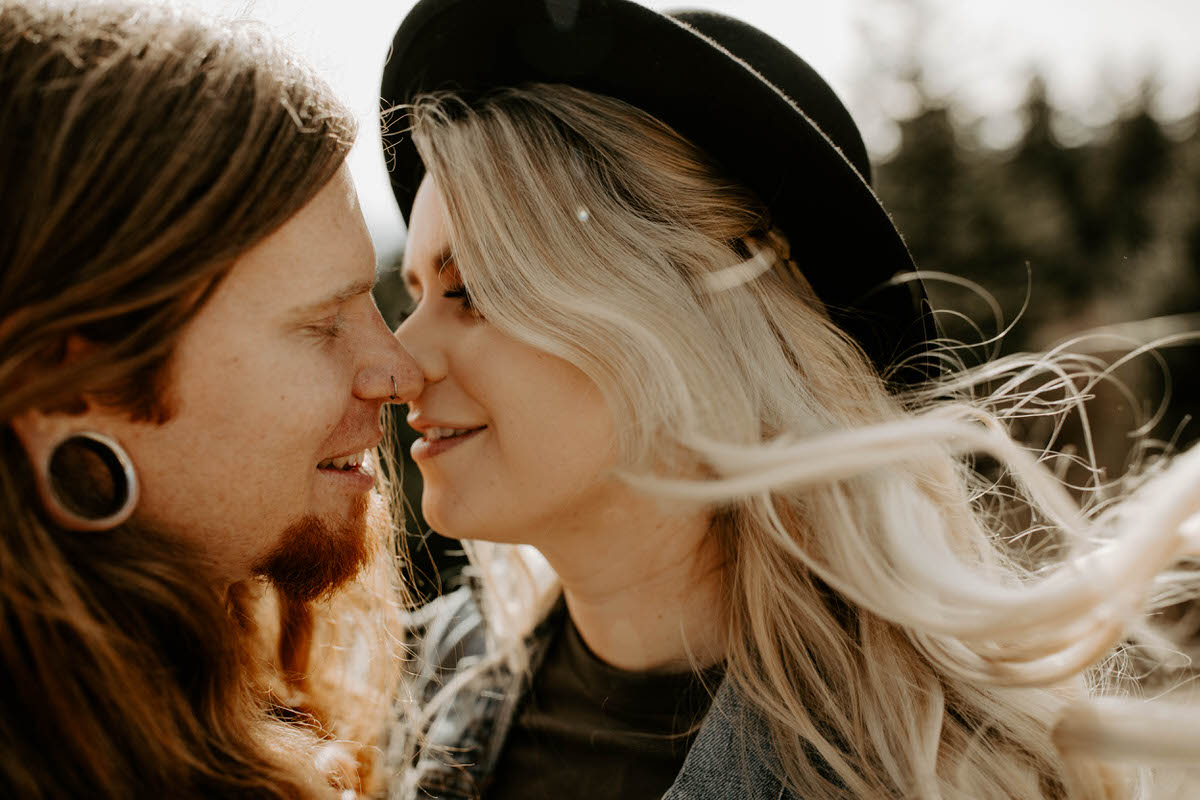 north carolina engagement photographer elopement couple adventure shelby robinson black balsam bald blue ridge parkway