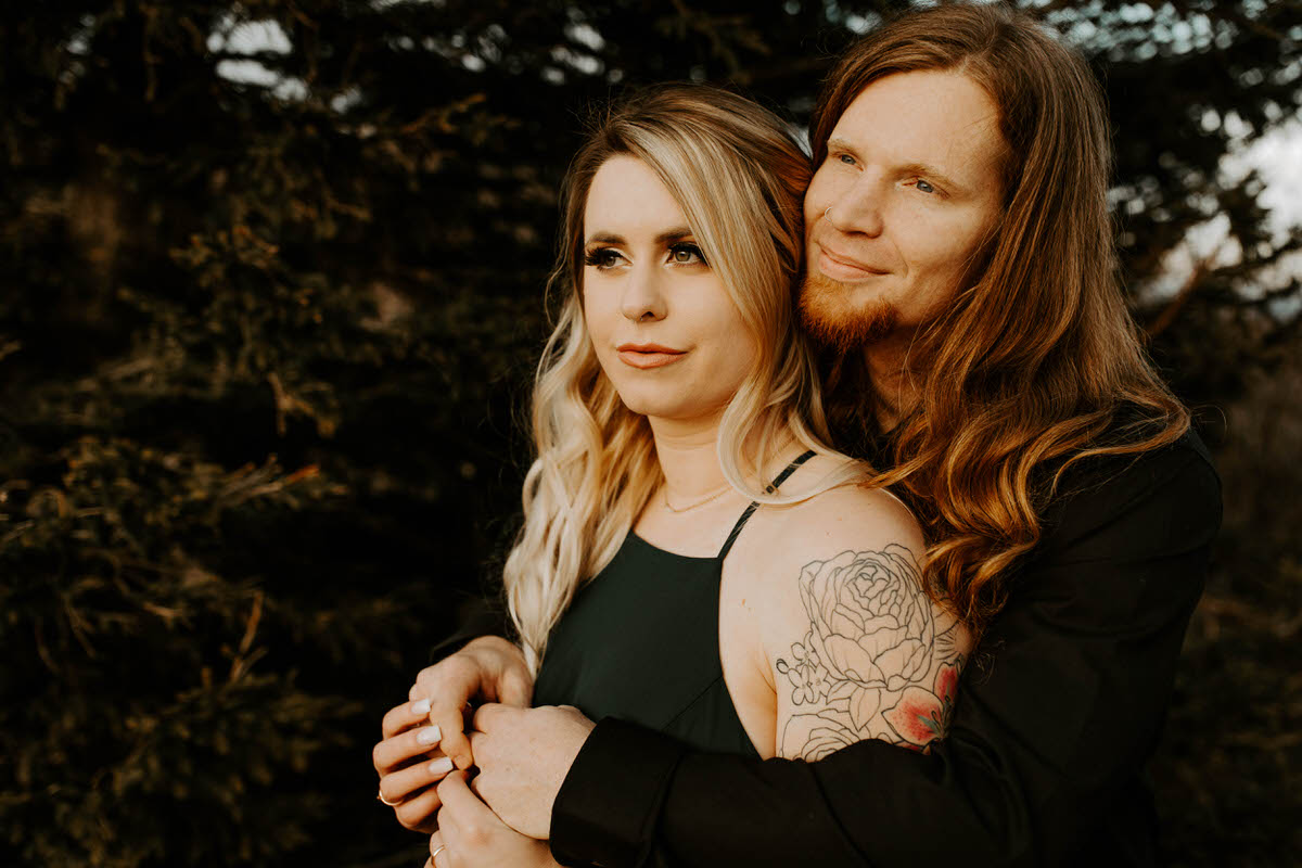 north carolina engagement photographer elopement couple adventure shelby robinson black balsam bald blue ridge parkway thistle wood photo