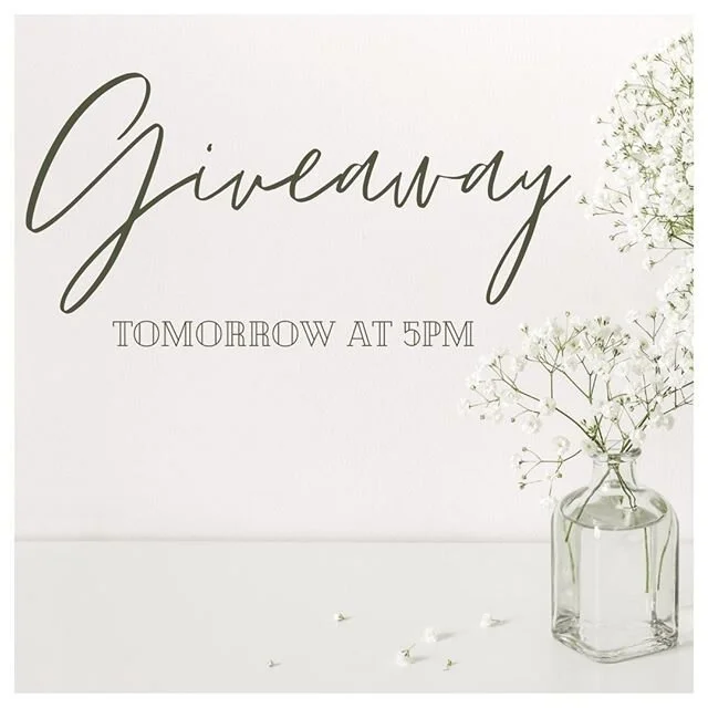 *Mark Your Calendars - It's GIVEAWAY Time*⁠
⁠
Tomorrow at 5pm we will be hosting our next giveaway with TWO gift cards (you'll be surprised) &amp; special goodies!⁠
⁠
Join us tomorrow and turn on your countdown reminder in your stories. Are you excit