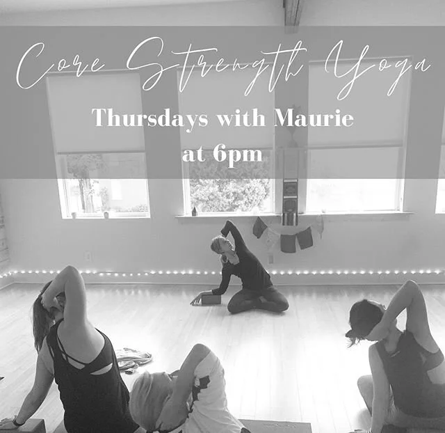 Are you joining Maurie tonight?! In case you missed it we are hosting IN STUDIO and VIRTUAL classes. Tonight is VIRTUAL.⁠
⁠
This class is an energizing Yoga flow moving from one posture to the next utilizing the breath and alignment focused transitio