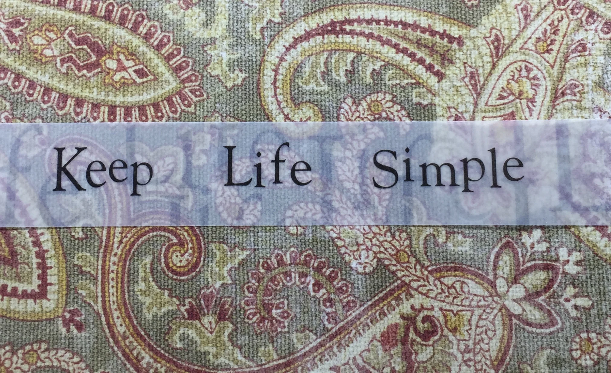 Keep Life Simple