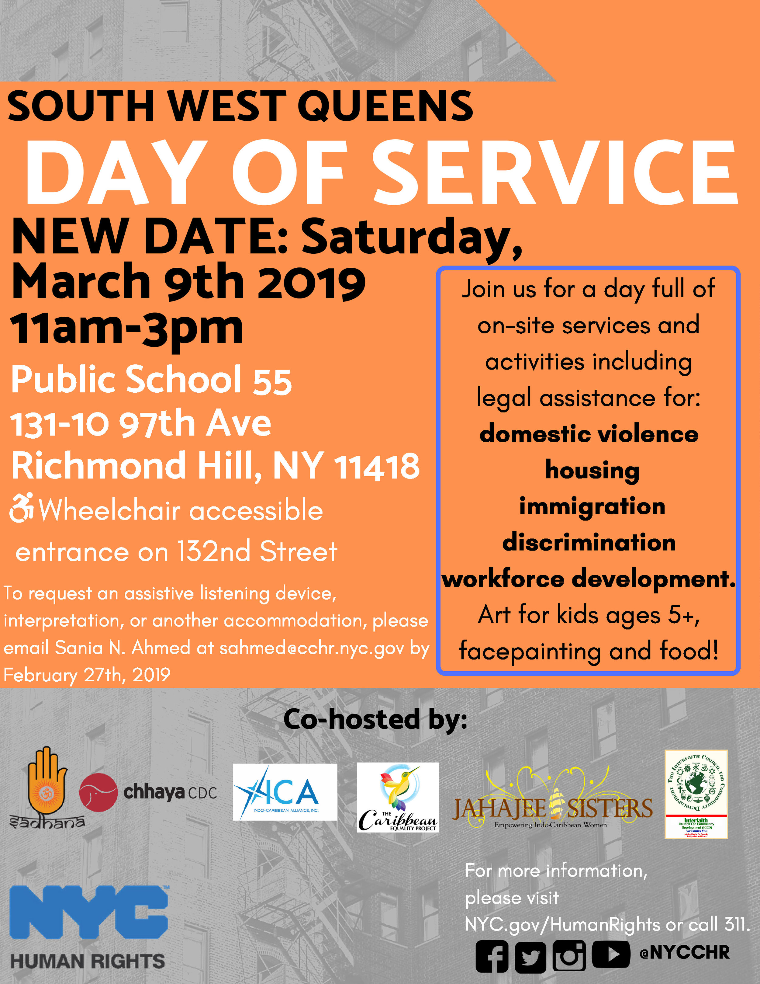 South West Queens Day of Service