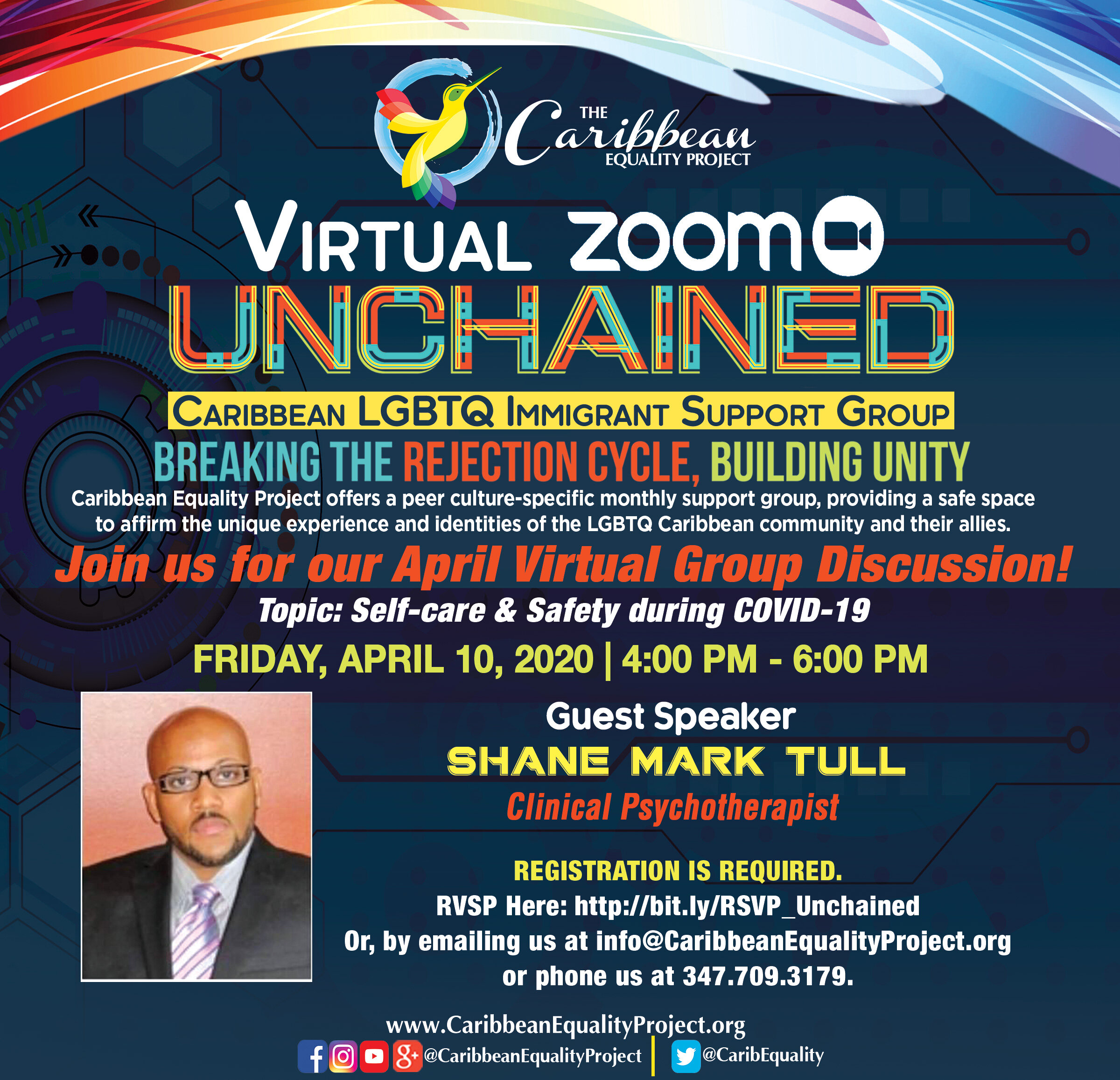 Virtual&nbsp;Unchained: Caribbean LGBTQ Immigrant Support Group (Copy)