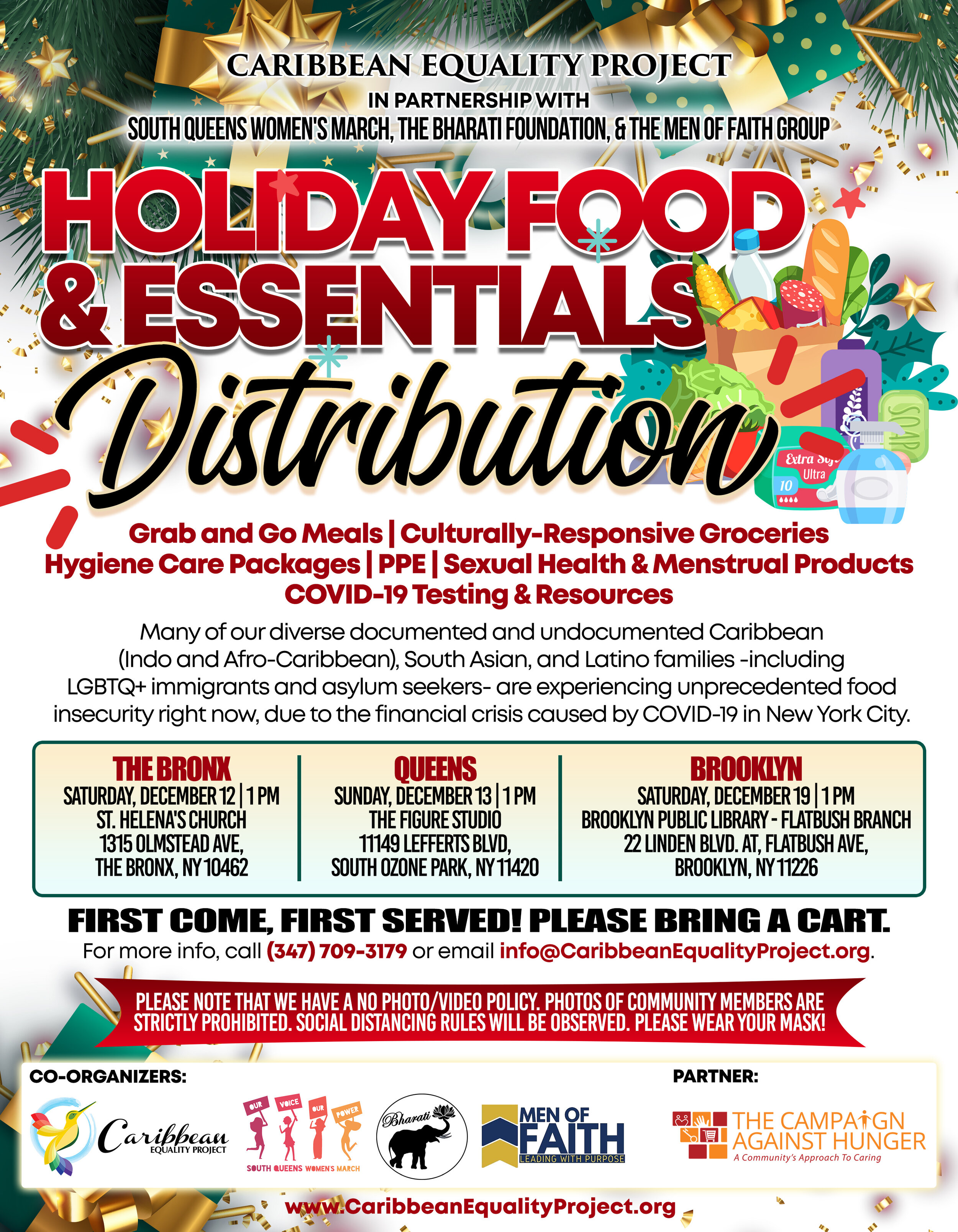 Holiday Food &amp; Essentials Distribution  (Copy)