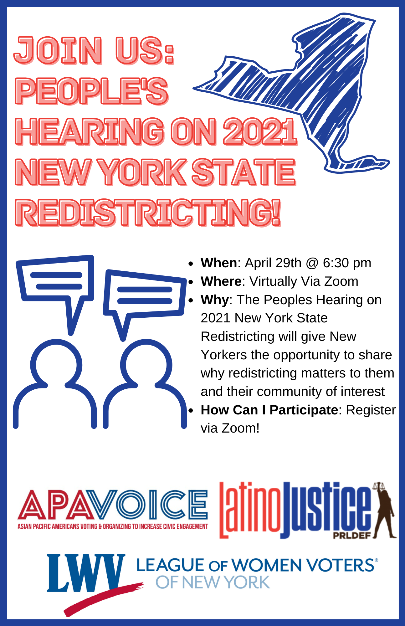 People's Hearing on 2021 New York State Redistricting