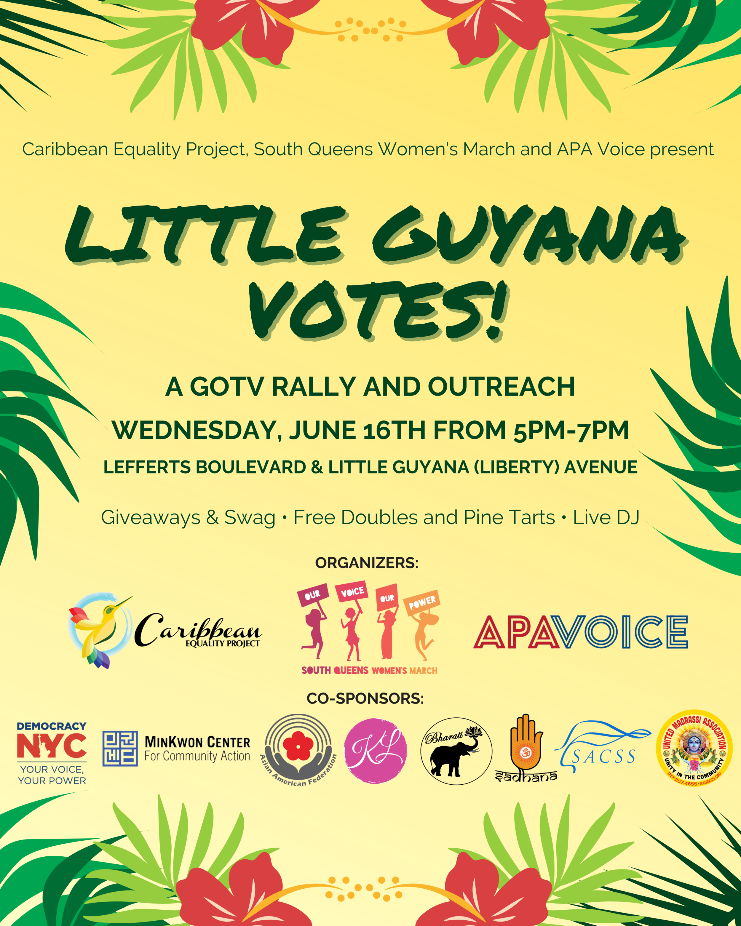 Little Guyana Votes Rally