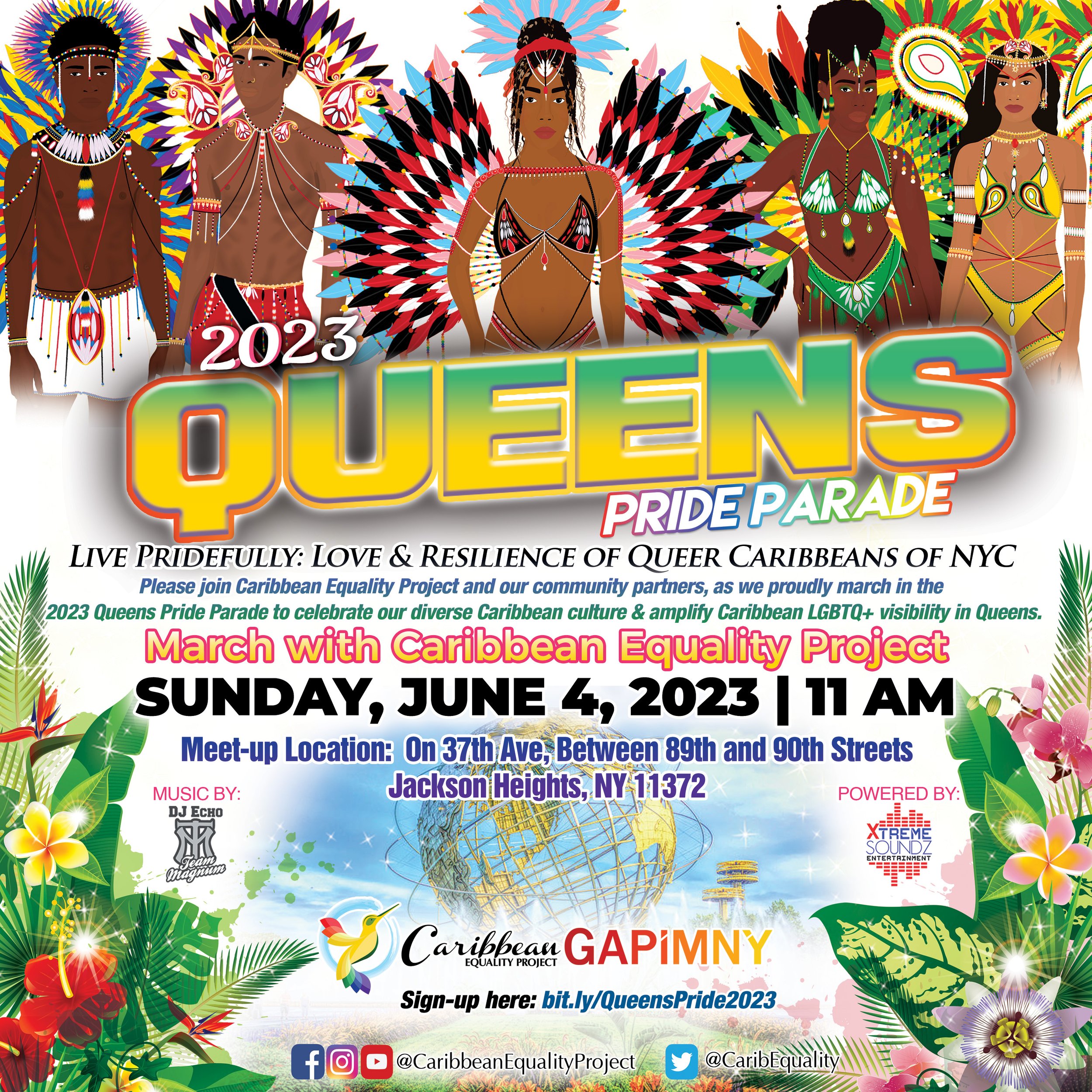 Queens Pride 2023 -  March with Caribbean Equality Project (Copy)
